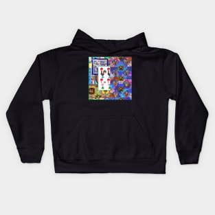 Portuguese Folk Art Kids Hoodie